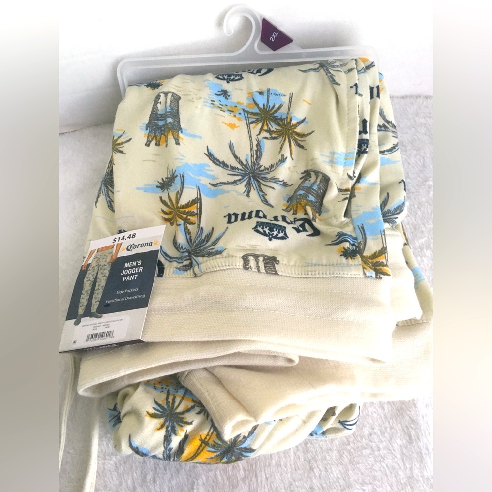 Corona Palms Men's Jogger Sleep Pants- Size XXL NWT